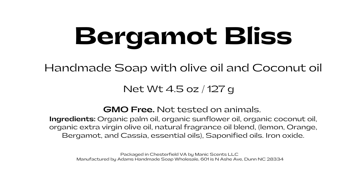 Bergamot Bliss Soap