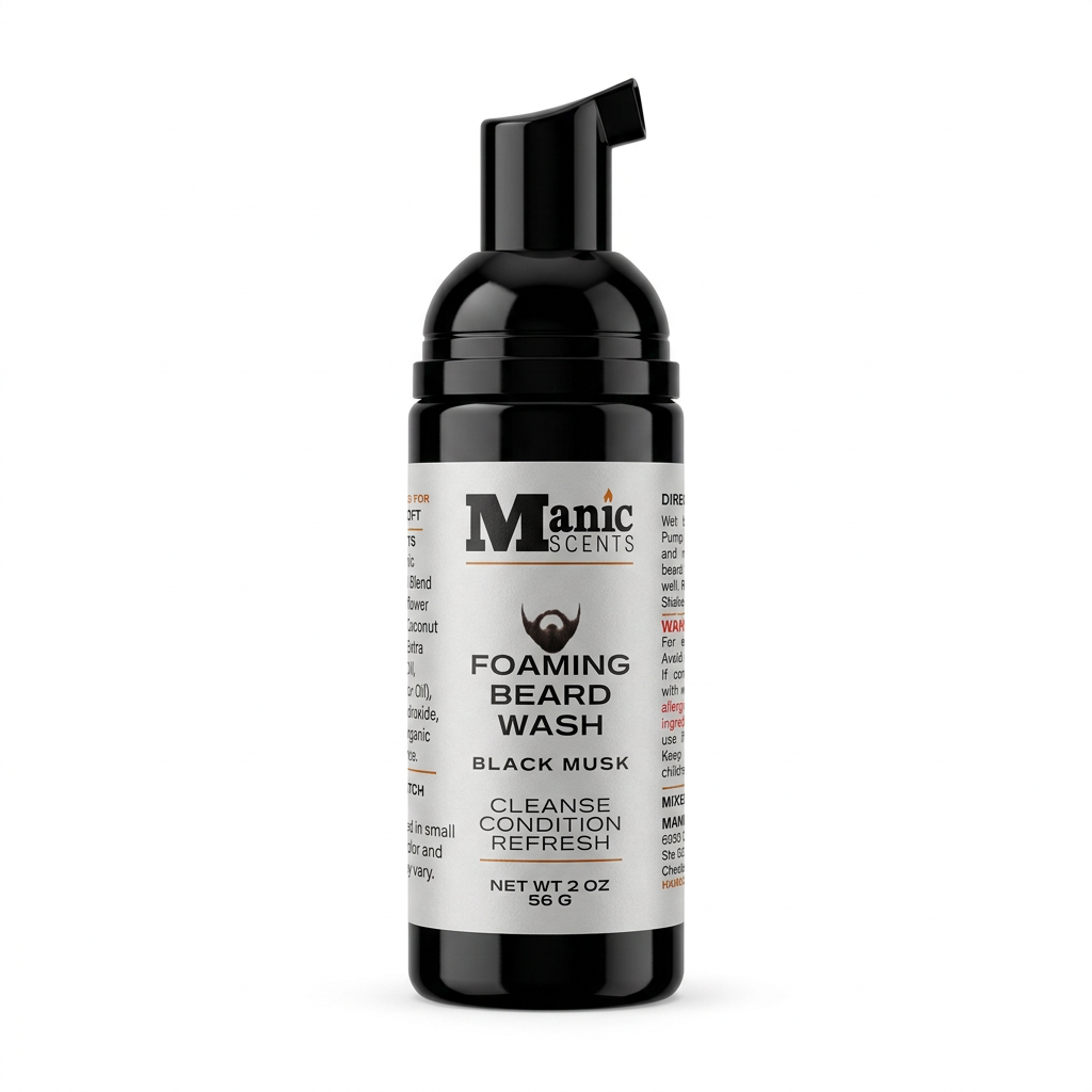 Beard wash individual bottle