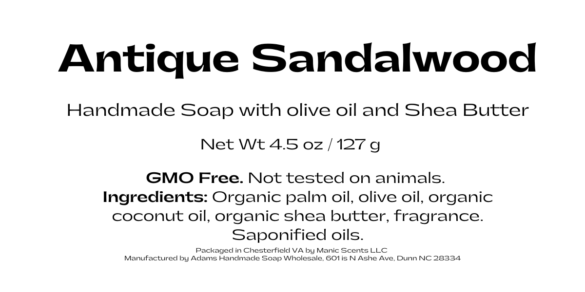 Antique Sandalwood Soap