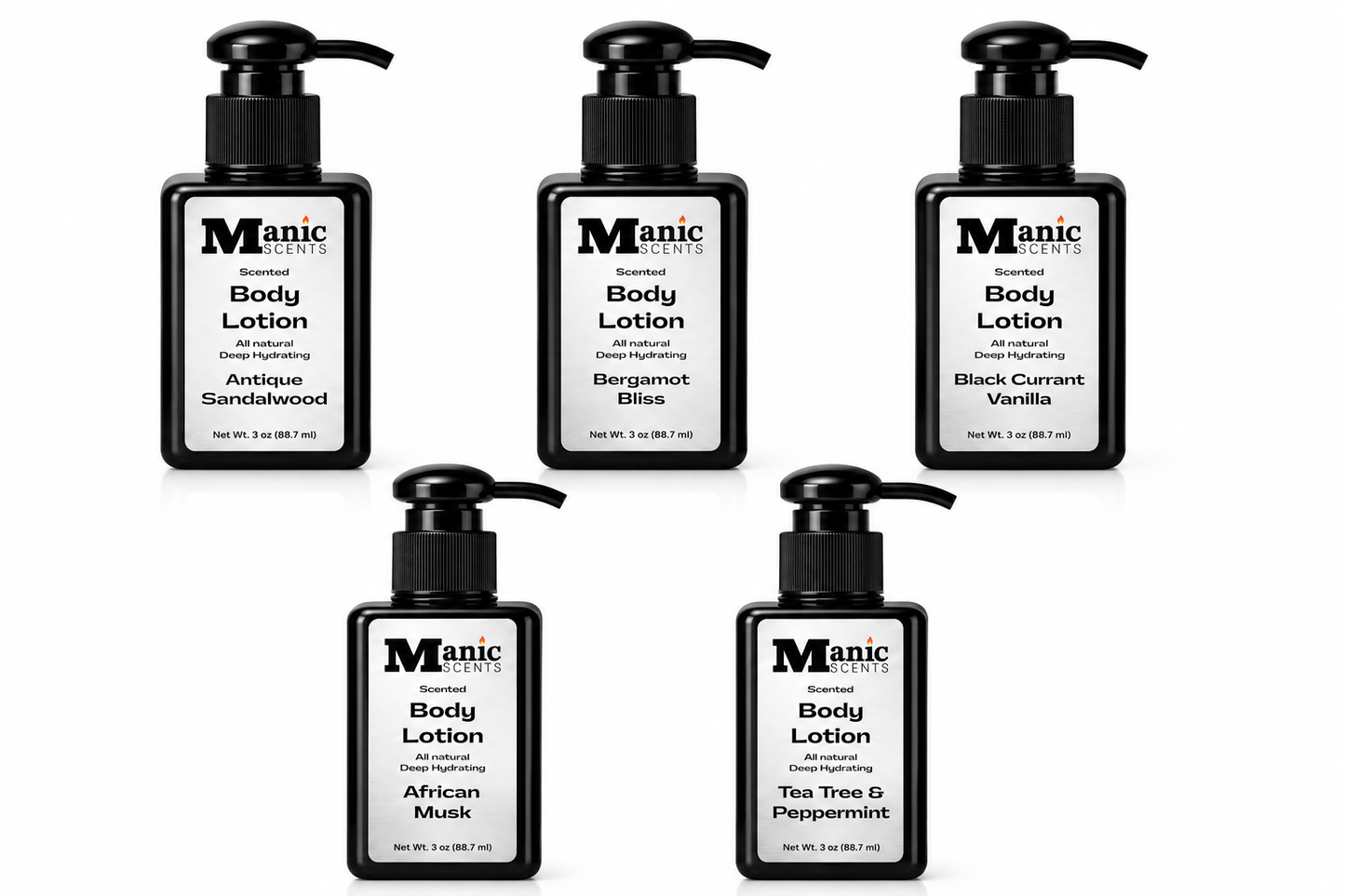 Scented Body Lotion 3 oz Bottle