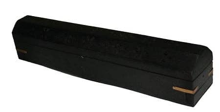 Black Wooden Incense Burner Box